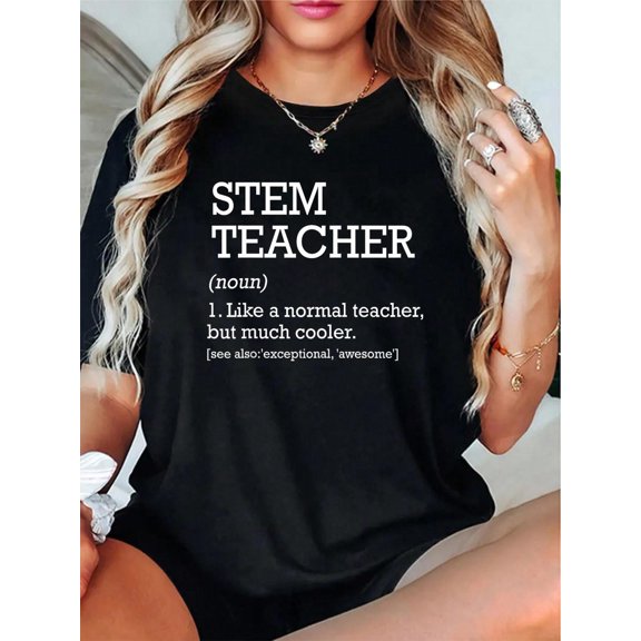 STEM Teacher Definition Science Technology Engineering Math T-Shirt