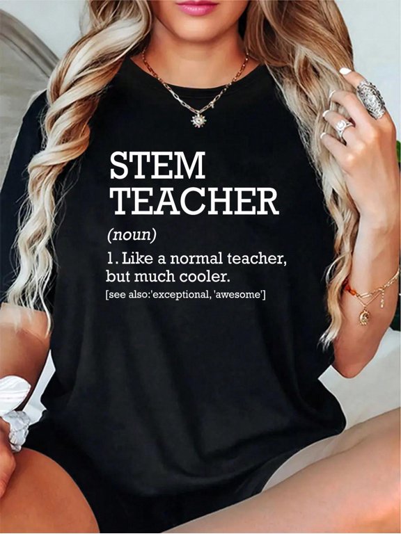 STEM Teacher Definition Science Technology Engineering Math T-Shirt