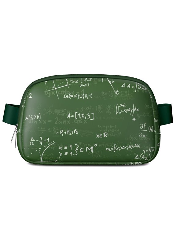 STEM-Themed Fanny Pack – Waterproof Adjustable Waist Bag with Science & Technology Art, Perfect for Engineers & Innovators
