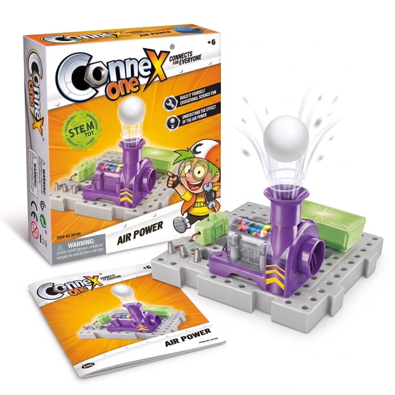 STEM Toys Air Power Science Kit, Educational DIY Electronic Circuit Engineering Exploration Kit, Hands-On Science Experiment Building Toy Gifts for 8-13 Year Old Boys Kids
