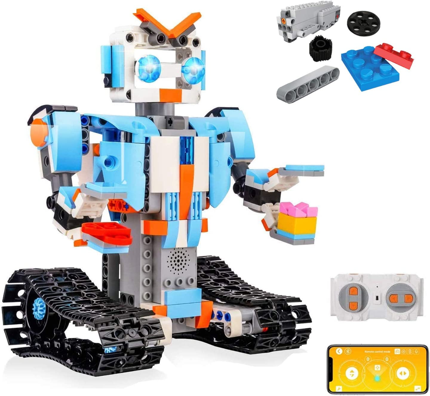 EDUCIRO Robot Building Toys for Boys, 8 9 10 11 12 Year Old Boys Girls  Easter Gifts Ideas, STEM Projects for Kids Age 8-12, Remote & APP  Controlled
