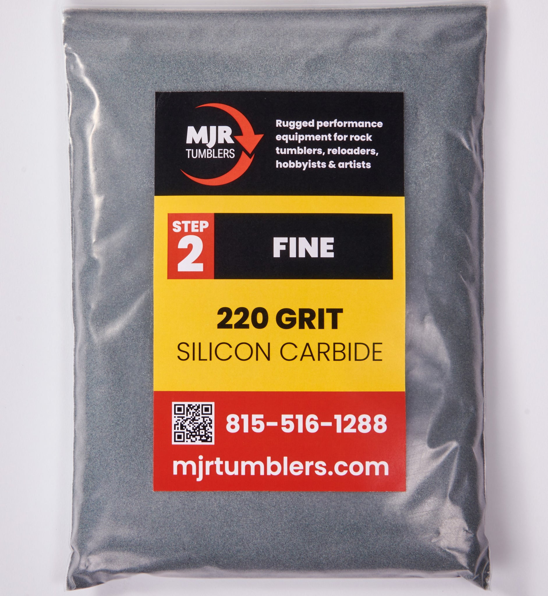 Rock Tumbling Grit Kit - 4 Step Refill Pack With Coarse, Medium, Fine & Polish, Enough For 10 Lbs Of Rocks, Made In USA