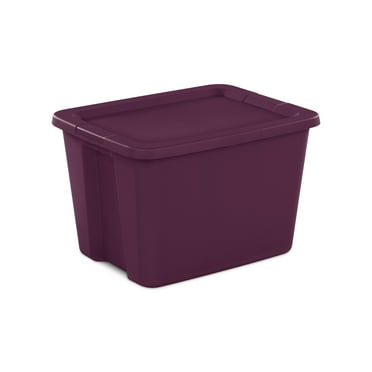 STERILITE 18 GALLON TOTE - RED CURRANT