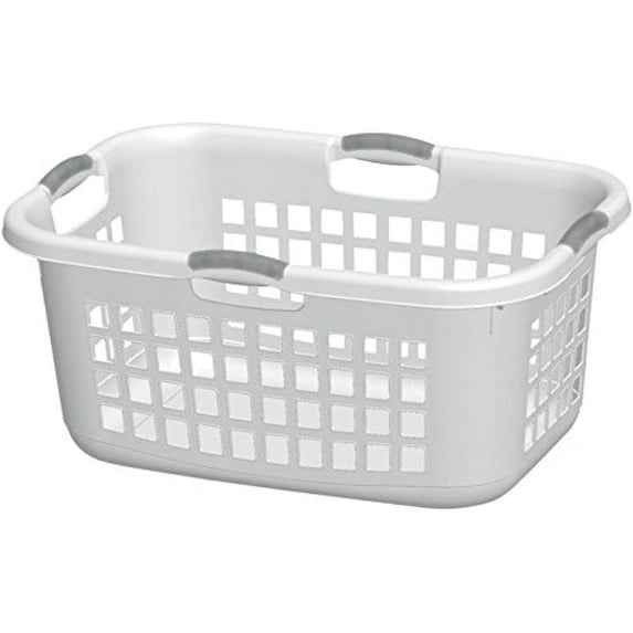 STERILITE Plain Portable Laundry Basket, White