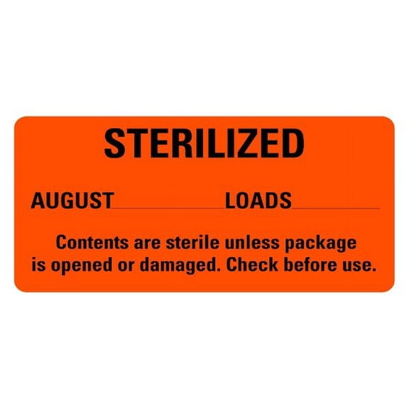 STERILIZED August Medical Labels
