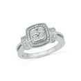 thumbnail image 1 of STERLING SILVER 0.03 CTTW WHITE DIAMOND FASHION RING, 1 of 4