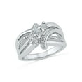 thumbnail image 1 of STERLING SILVER 0.03 CTTW WHITE DIAMOND FASHION RING, 1 of 3