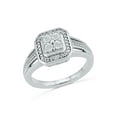 thumbnail image 1 of STERLING SILVER 0.03 CTTW WHITE DIAMOND FASHION RING, 1 of 4
