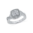 thumbnail image 1 of STERLING SILVER 0.03 CTTW WHITE DIAMOND FASHION RING, 1 of 3