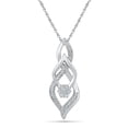 thumbnail image 1 of STERLING SILVER 0.05 CTTW WHITE DIAMOND FASHION PENDANT, 1 of 2