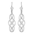 thumbnail image 1 of STERLING SILVER CELTIC KNOT INFINITY DROP EARRING SET, 1 of 1