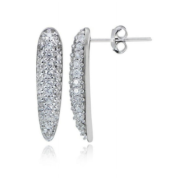 STERLING SILVER CZ EARRINGS