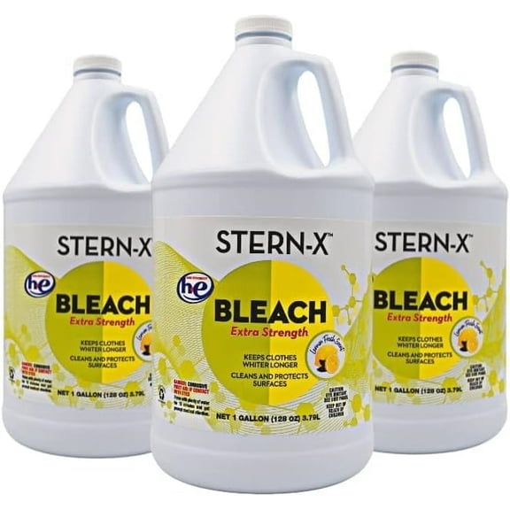 STERN-X BLEACH LEMON FRAGRANCE GALLON - 3 PACK