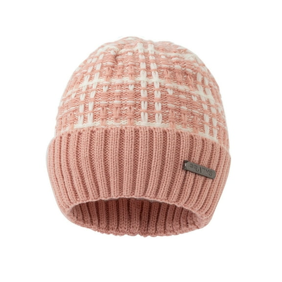 STETMN Warm Wool Knitted Hats for Women Fluffy Fleece Lined Hat Thicked Warm Hat for Cold Weather