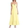 thumbnail image 1 of STETMN Women Flowy Tiered Maxi Dress Sleeveless Summer Sundresses Straps Long Beach Sun Dresses, 1 of 5