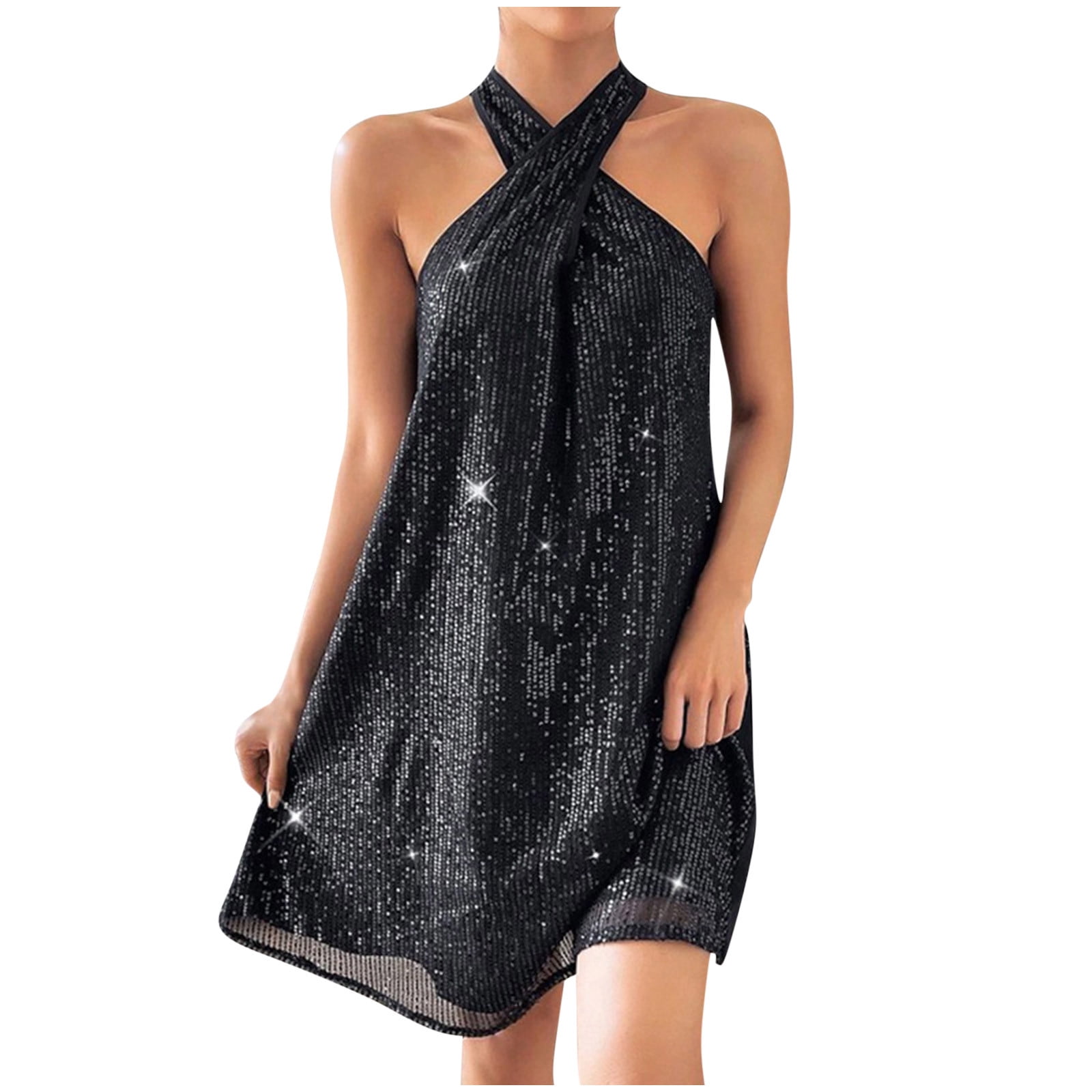 tennis dress halter Halter Neck Pleated Tennis Dress