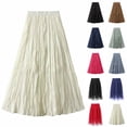 thumbnail image 1 of STETMN Women's Sequin Tulle Skirt Elastic Waist Midi Dress A-line Flowy Glitter Party Skirts, 1 of 7