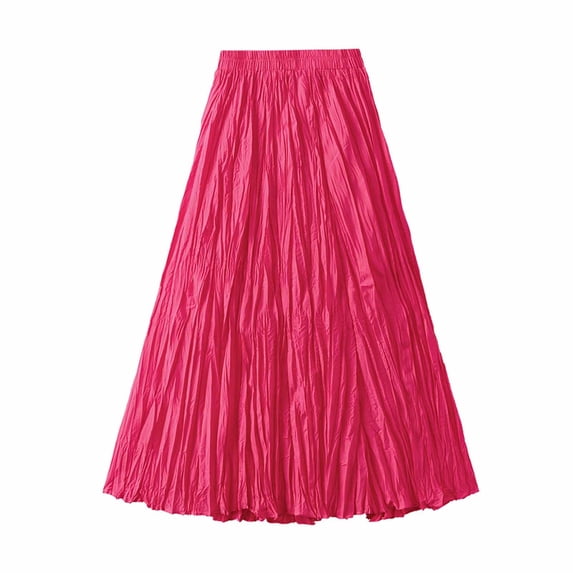 STETMN Women's Sequin Tulle Skirt Elastic Waist Midi Dress A-line Flowy Glitter Party Skirts