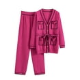 thumbnail image 1 of STETMN Women's Sweatsuits 2 Piece Outfits Long Sleeve Pullover and Baggy Sweatpants Warm Loungewear, 1 of 4