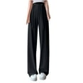 thumbnail image 1 of STETMN Women's Wide Leg Lounge Pants High Waist Stretch Dress Casual Sweatpants, 1 of 5