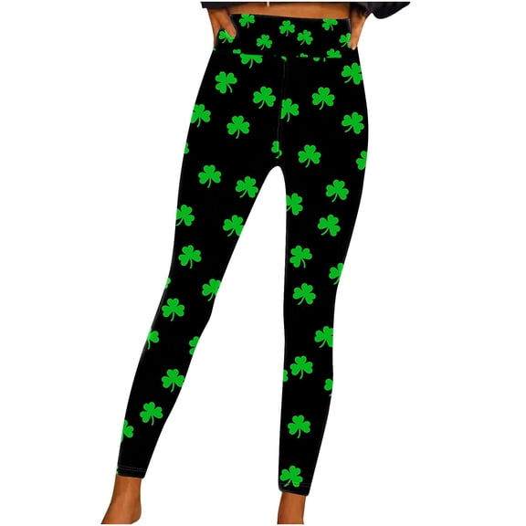 STETMN Yoga Pants for Women Stretch High Waist Pant Slim Trendy Print Atheletic Trousers