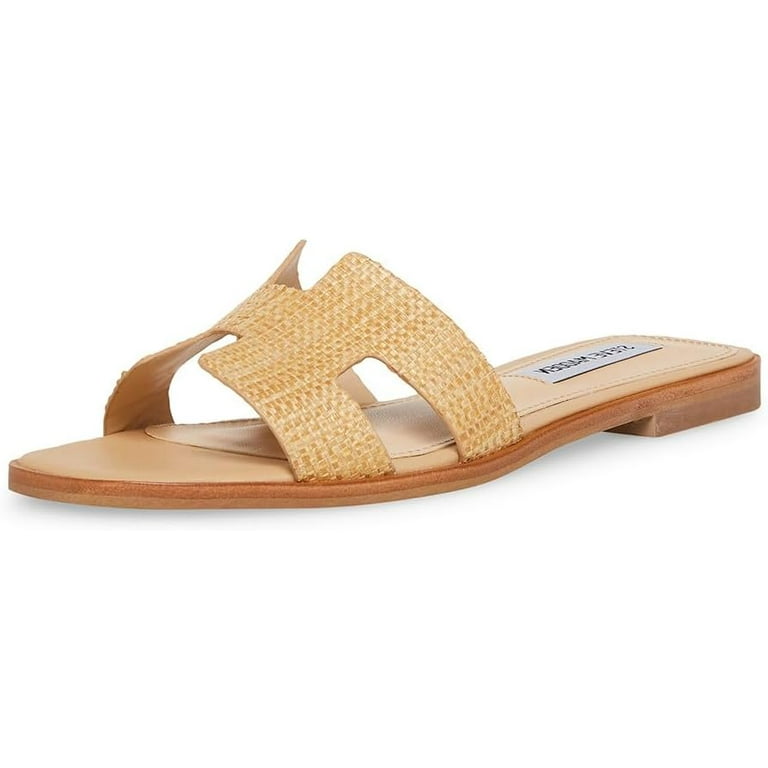 ★Steve Madden★ベスト商品★HADYN RAFFIA★サンダル HADYN Crochet Raffia Women's Designer Sandal – Steve Madden