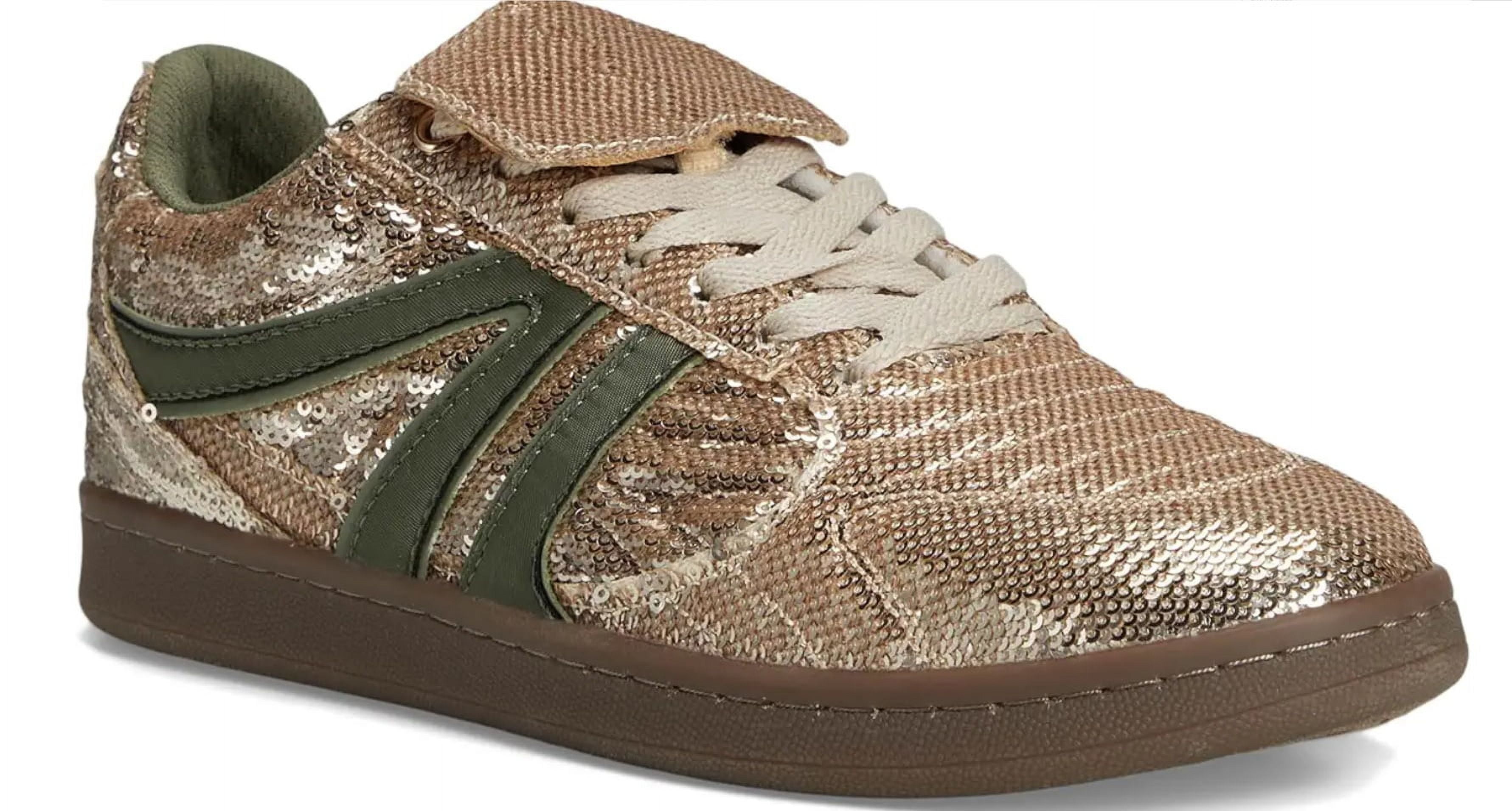 STEVE MADDEN MADRID SUQUIN Sneakers Gold Sequin