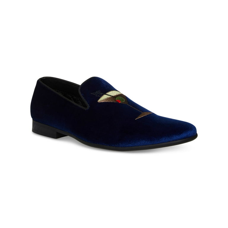 Steve madden shops blue velvet loafers