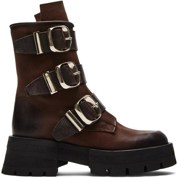 STEVE MADDEN ROLAND Boots Brown Leather