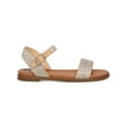 thumbnail image 1 of STEVE MADDEN Womens Beige Rhinestone Comfort Dina Round Toe Buckle Slingback Sandal 11 M, 1 of 4