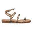 thumbnail image 1 of STEVE MADDEN Womens Beige Studded Comfort Travel Round Toe Buckle Gladiator Sandles 9.5 M, 1 of 5