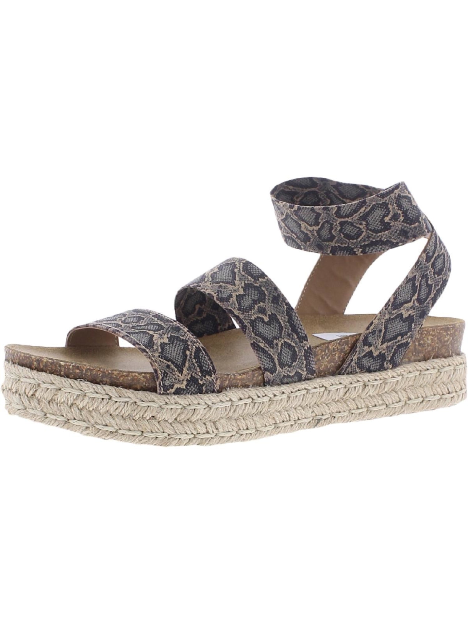 STEVE MADDEN Womens Blue Sanke 1-1/2