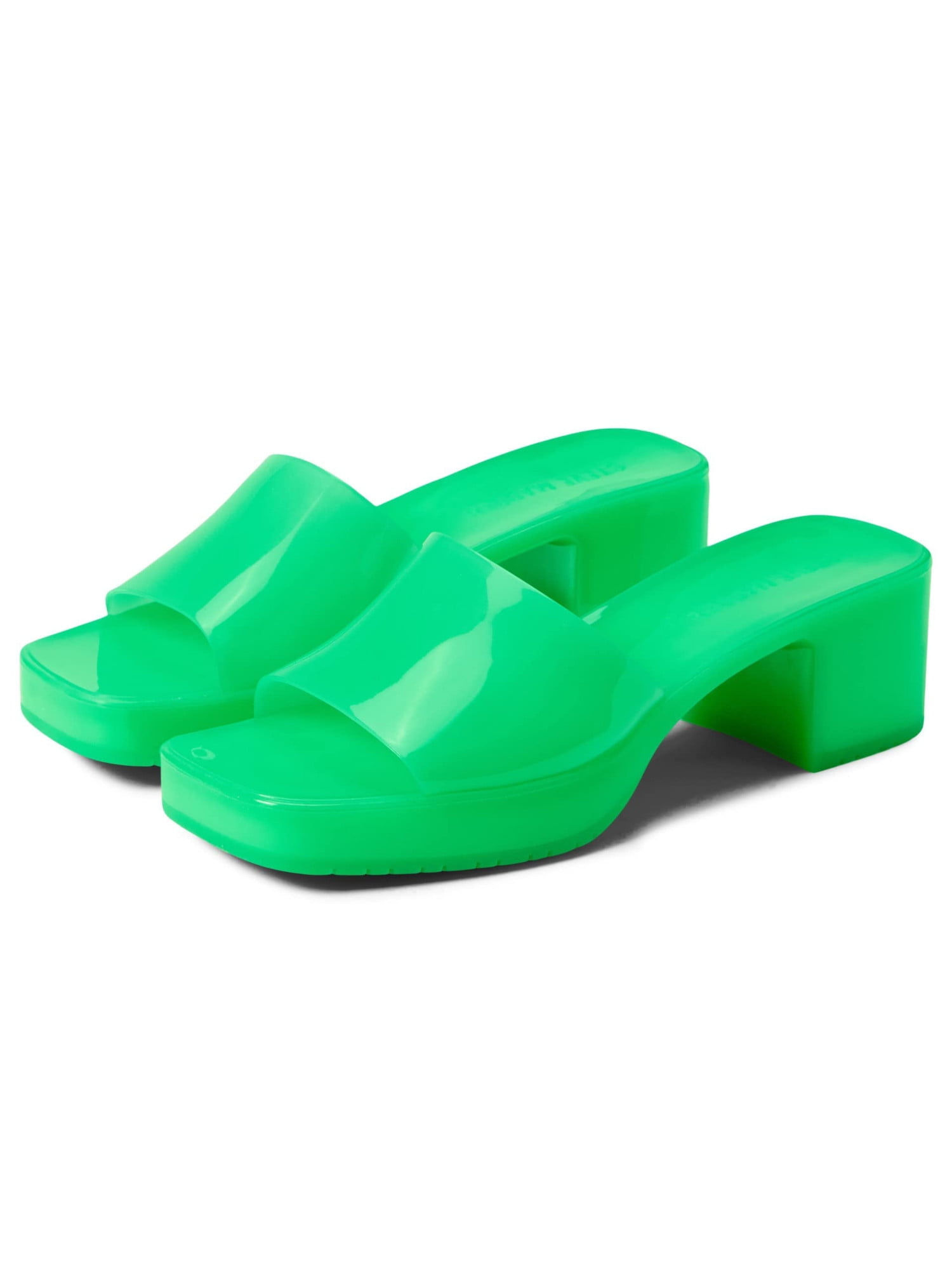 STEVE MADDEN Womens Green Comfort Harlin Square Toe Block Heel