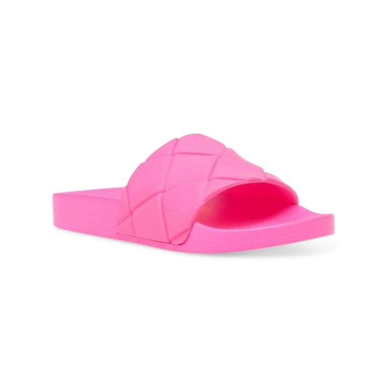 Steve madden hot sale pink slides