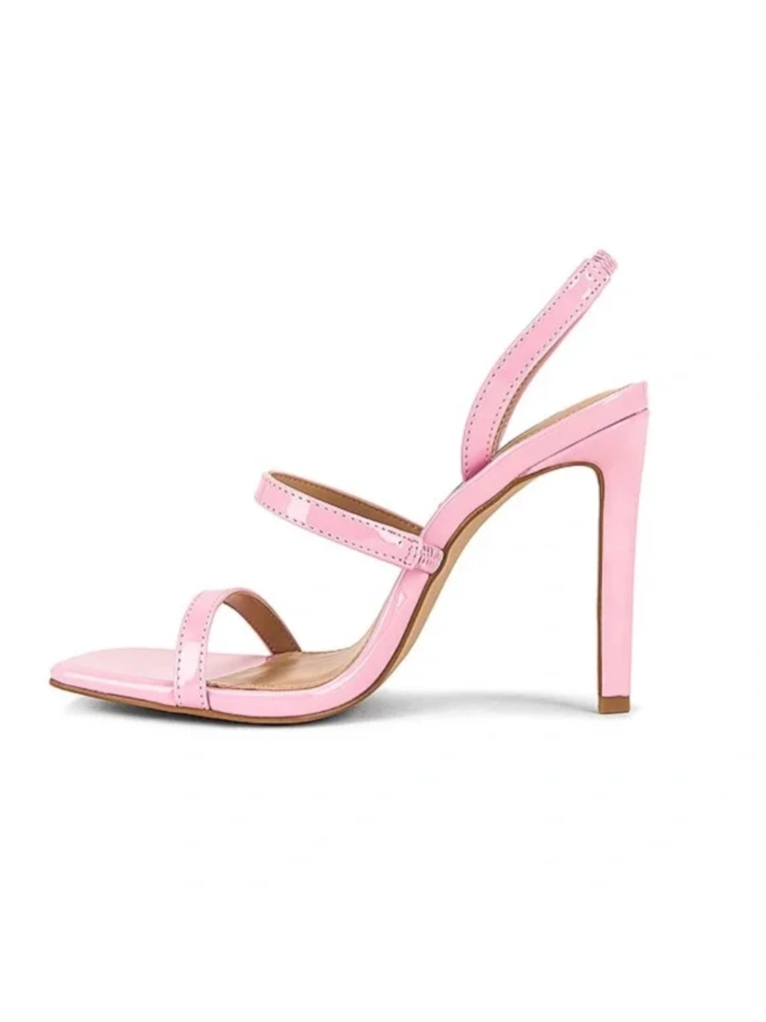 Steve Madden Women's Gracey Stiletto Sandal - Strappy Square Toe Heels With Rhinestone Embellishment - View #6