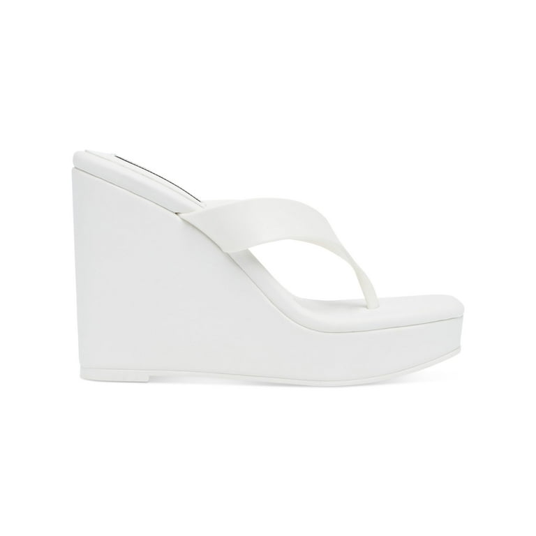 Steve madden on sale white platform sandals