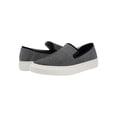 thumbnail image 1 of STEVEN Womens Black Patterned Cushioned Kraft Round Toe Platform Slip On Sneakers Shoes 7.5 M, 1 of 4