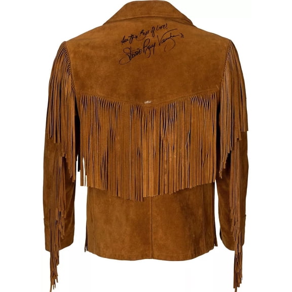 STEVIE RAY VAUGHAN POSTER WALL ART PRINT OF HIS SUEDE JACKET FACSIMILE SIGNED 11 x 17 Inch Poster