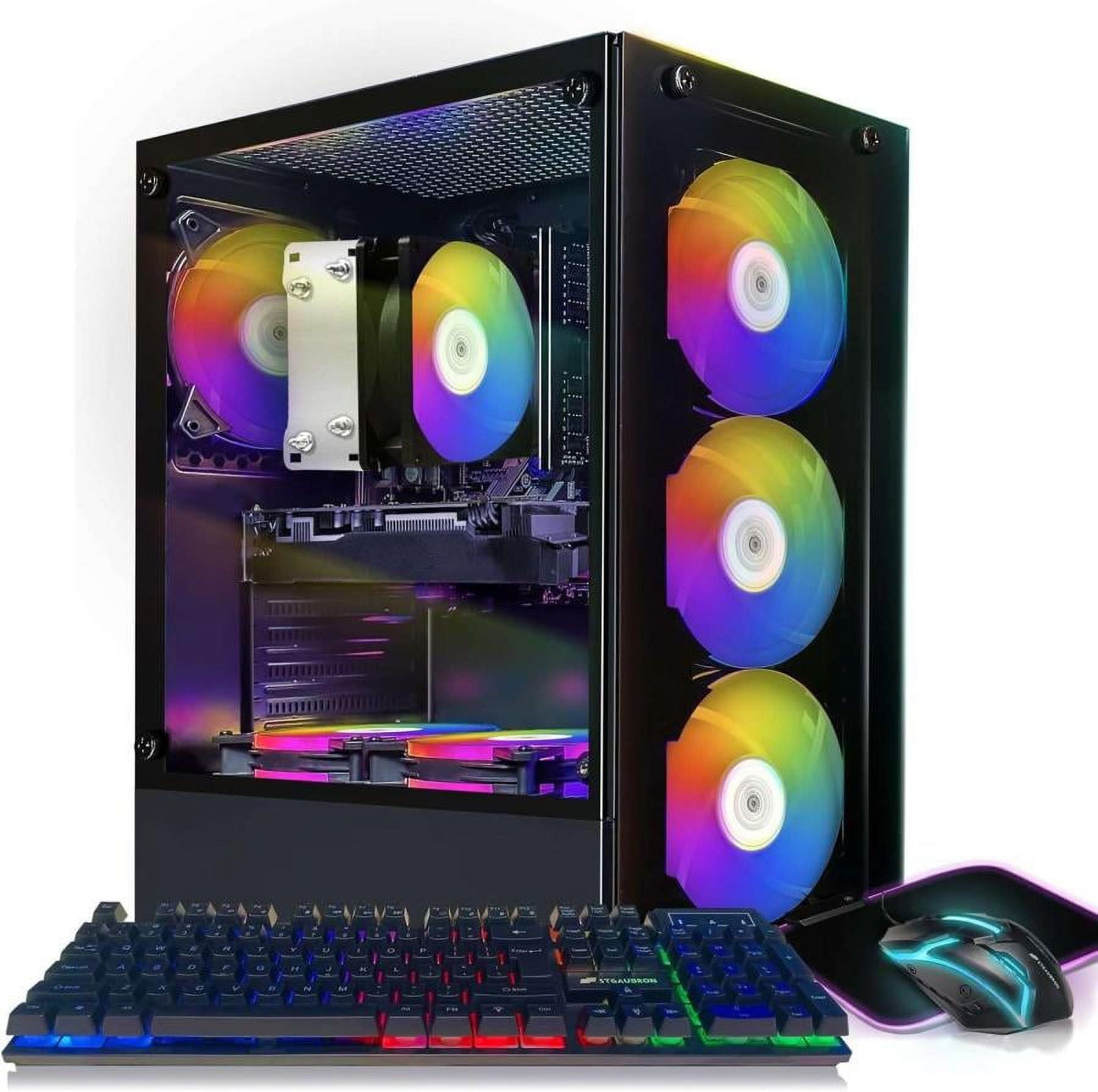 STGAubron Gaming Desktop PC, AMD Ryzen 5 PRO 2600 up to 3.9G, 16G DDR4 ...