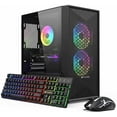 thumbnail image 1 of STGAubron Gaming Desktop PC, Intel Core I5 up to 3.7Ghz, Radeon RX 550 4G Graphics, 16G Ram, 512G SSD, Wifi, BT 5.0, RGB Fan x 2, Win 11 Home, 1 of 5