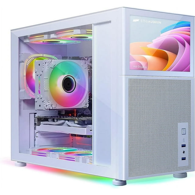 STGAubron Gaming Desktop PC,Intel Core i710700KF up to 5.1G,16G DDR4,1T SSD,GeForce RTX 2060