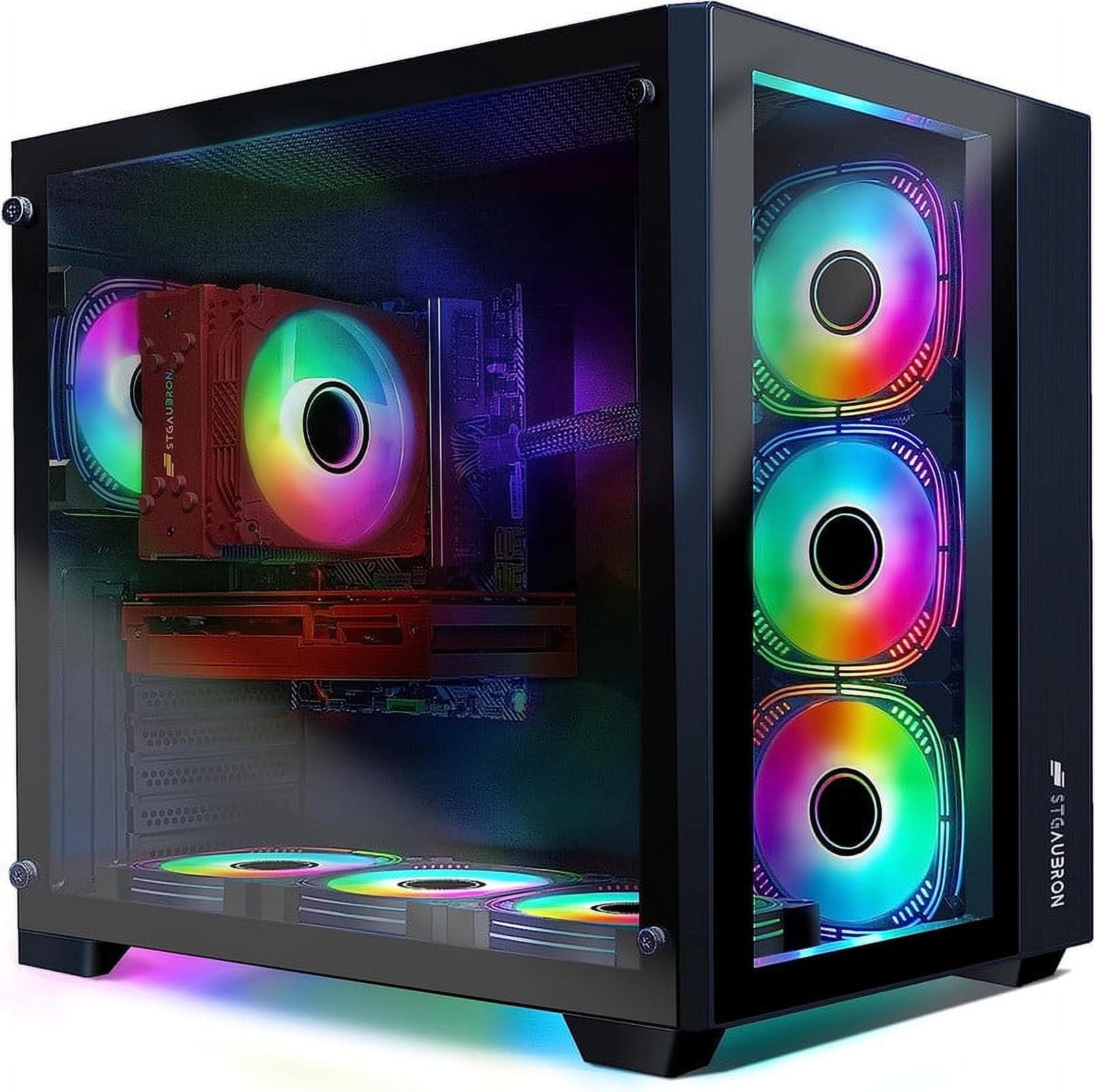 STGAubron Gaming Desktop PC,Intel Core i7 3.4G up to 3.9G,GeForce RTX 2060  Super 8G GDDR6,32G,1TB SSD,WiFi,BT 5.0,RGB Keybaord/Mouse,RGB Mouse Pad,RGB