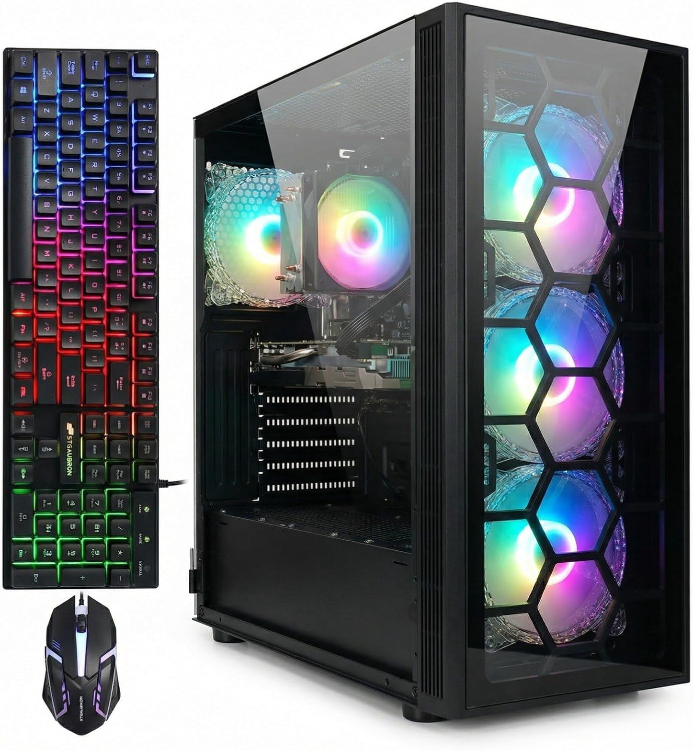 MXZ Gaming PC Computer AMD Ryzen 5 3500X 3.6GHz,RX6500XT,8GB DDR4