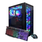 STGAubron Gaming PC Computer Desktop,Ryzen 5 3400G up to 4.2GHz,16G DDR4,512G SSD,WiFi 6 & BT 5.2,RGB Fan x4,Windows 11 Home