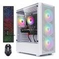 thumbnail image 1 of STGAubron Gaming PC Computer, Intel Core I7 up to 3.9G, RX 580 8G, 16GB RAM, 1TB SSD, WiFi 6 & BT 5.0, RGB Fan x 4, Win 11 Home, 1 of 5