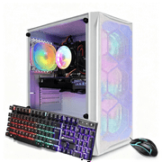 STGAubron Gaming Desktop PC, Intel Core i7 up to 3.9Ghz, Radeon RX 580 8G Graphics, 16G Ram,1Tb Ssd, Wifi 6, Bt 5.3, RGB Fan x4, Win11 Home