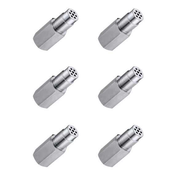STGRGFHY 6PC O2 Sensor Elimin-ator with Integrated Catalyst,Check Engine Light Fix Mini Ad-apter
