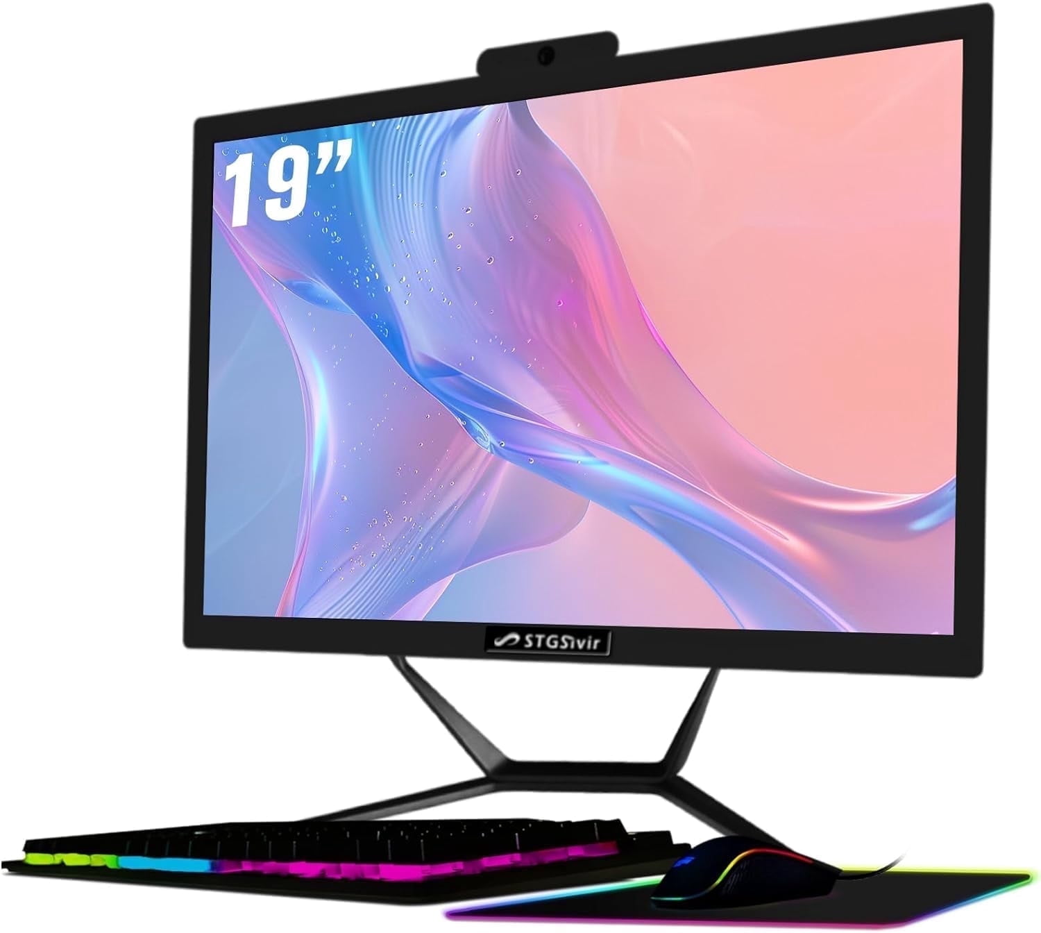 Full Computer STGSivir All in One Desktop Computer, 19'' FHD Display, Intel Core i5 ...