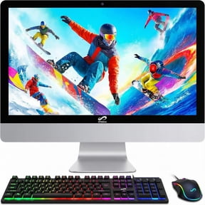 STGSivir All in One Desktop Computer, 23.6" FHD Display, Intel Core i7, 16G RAM, 512G SSD, WiFi 5, BT 5.0, Webcam, Win 11 Home