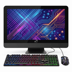 STGSivir All in One Desktop Computer, 22" FHD Display, Intel Core i7, 16G RAM, 512G SSD, WiFi 5, BT 5.0, Webcam, Win 11 Home